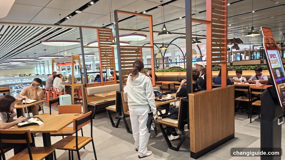 Airport Food Court Interior