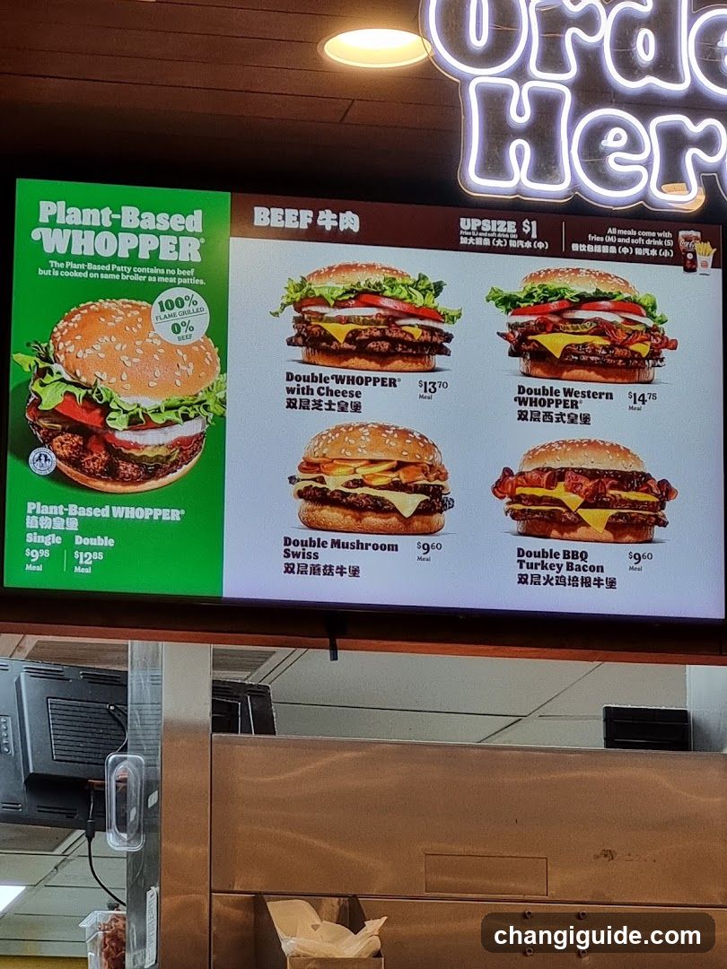 Burger Menu Board