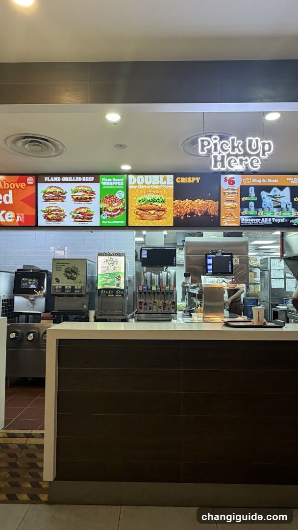 Fast Food Counter Interior