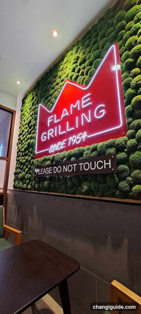 Flame Grilling Interior Signage