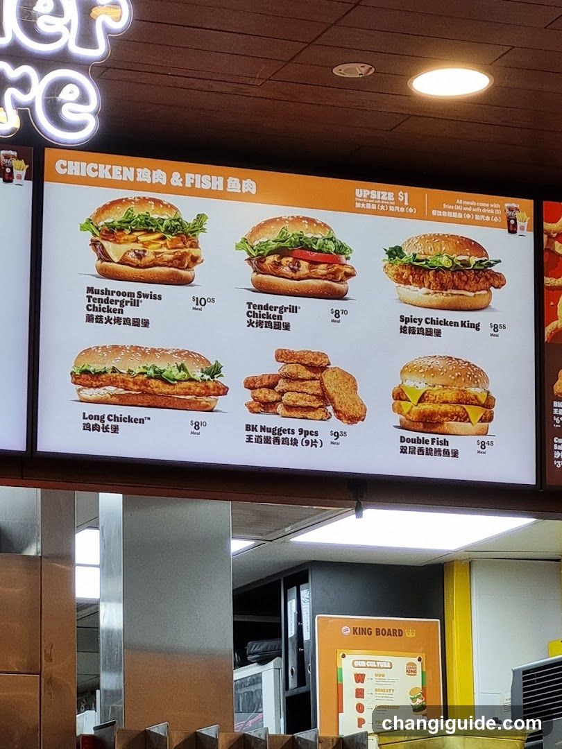 Chicken & Fish Menu Board