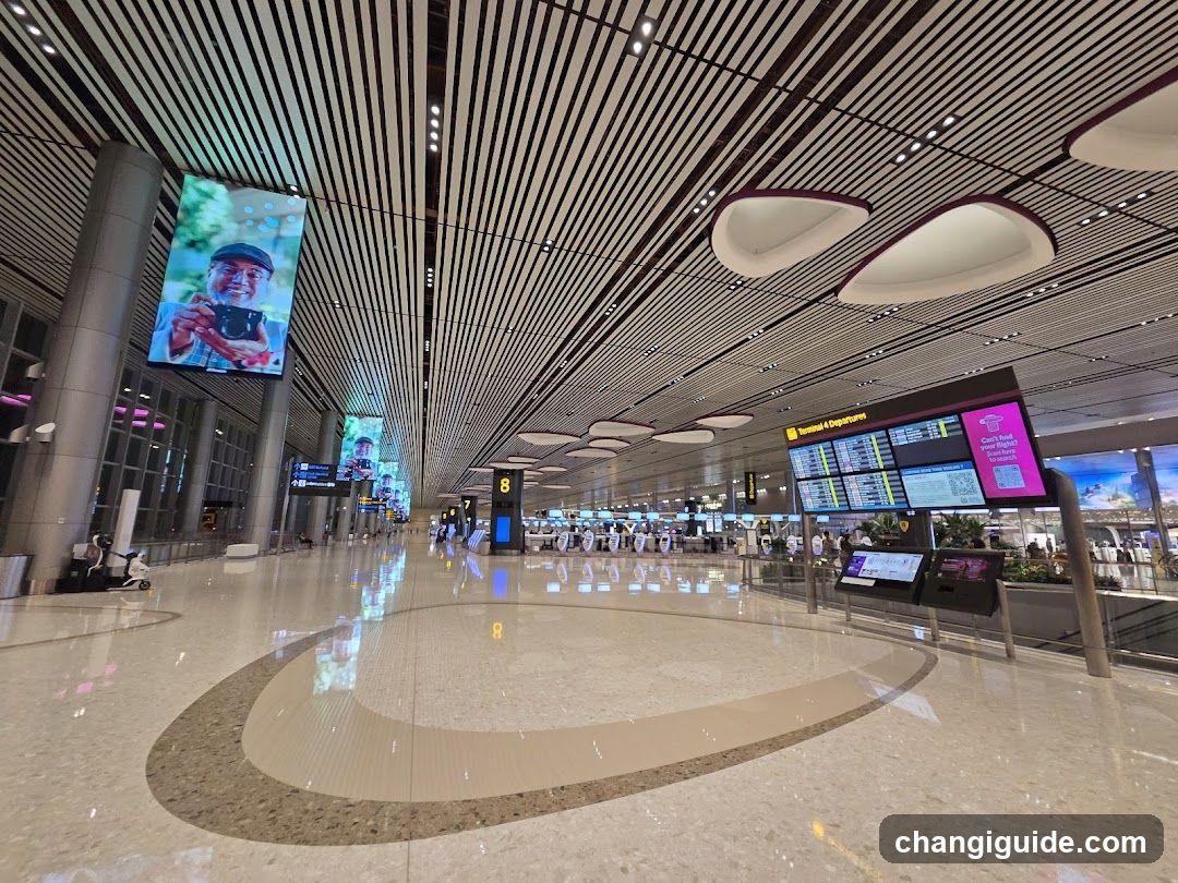 Airport Terminal Hallway