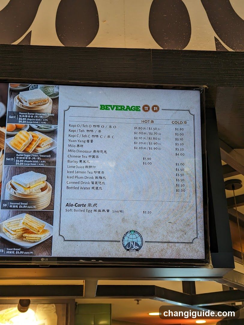 Beverage Menu Board