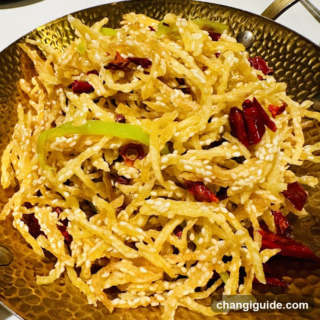 Fried Noodles with Sesame and Chili