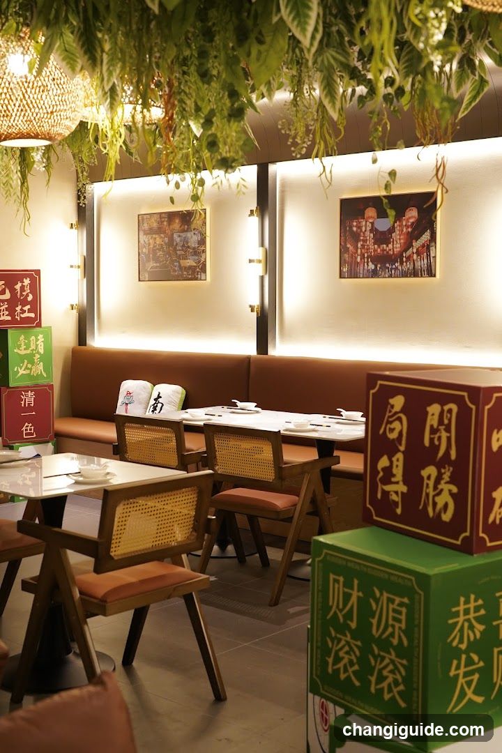 Restaurant Interior with Decorative Elements