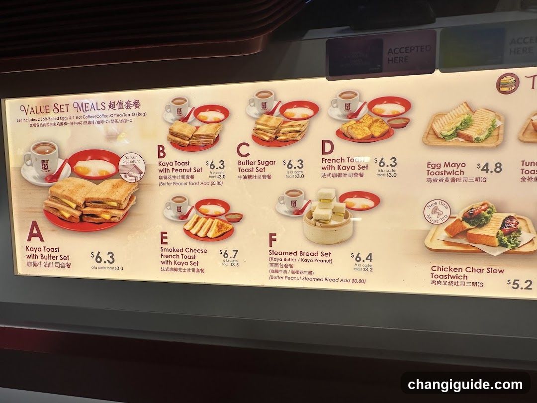 Breakfast Menu Board