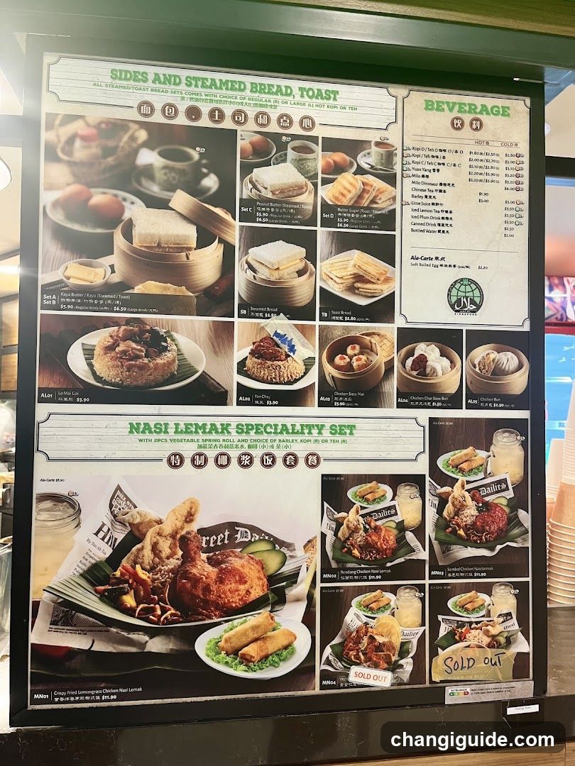 Dining Menu Board