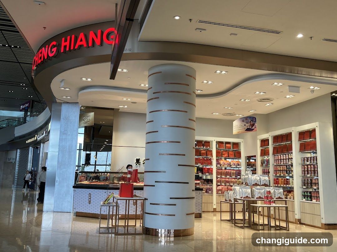 Interior of a retail store with product displays and signage