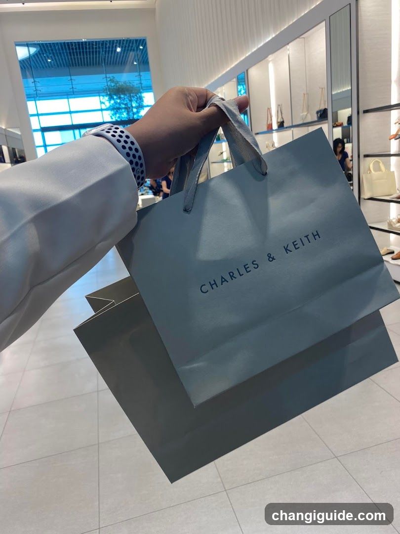 Shopping in Charles & Keith Store