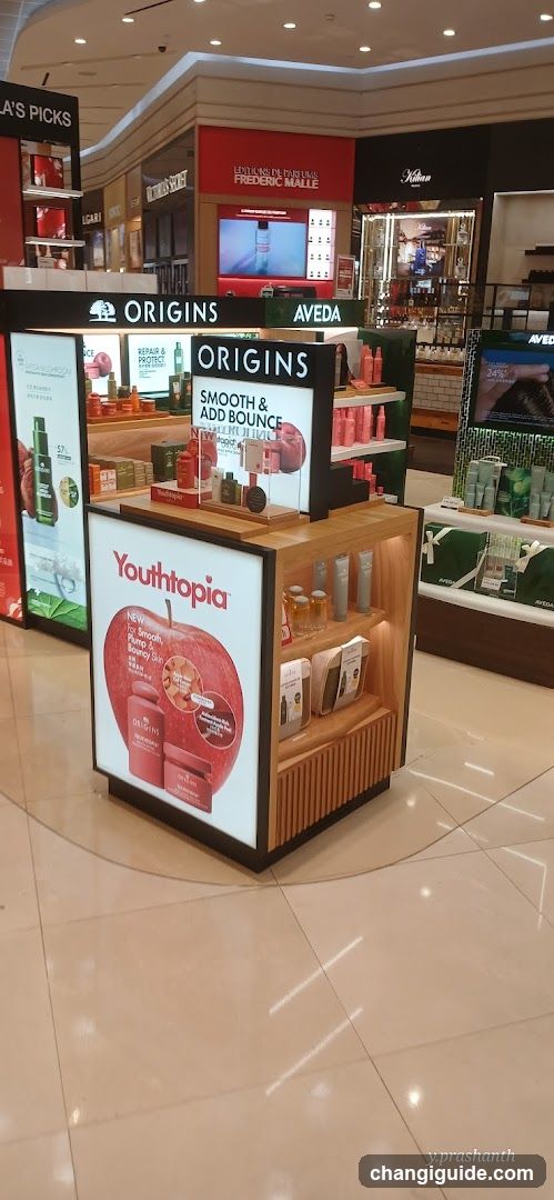 Beauty Product Display in Mall