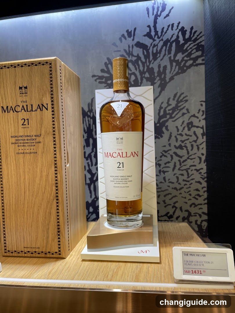 Macallan 21 Year Old Display