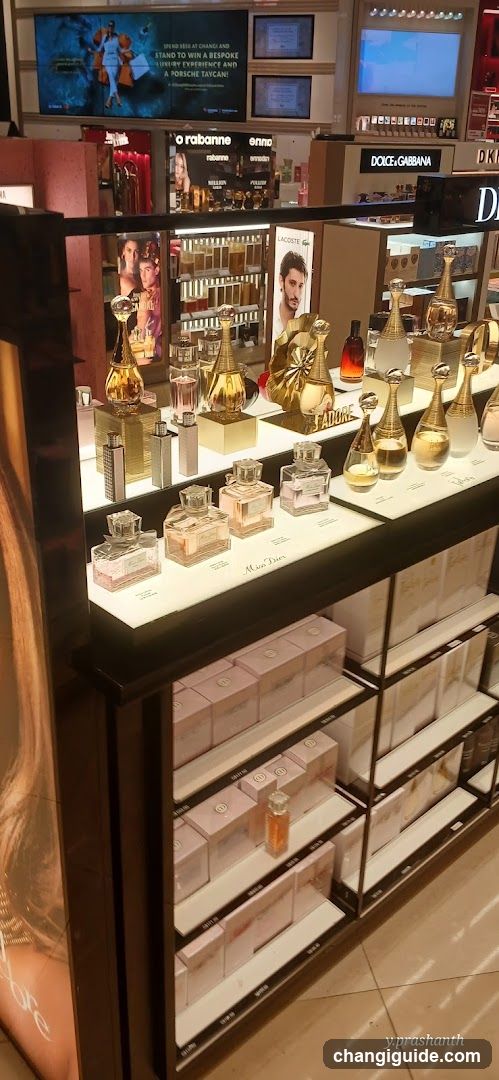 Perfume Display in Store