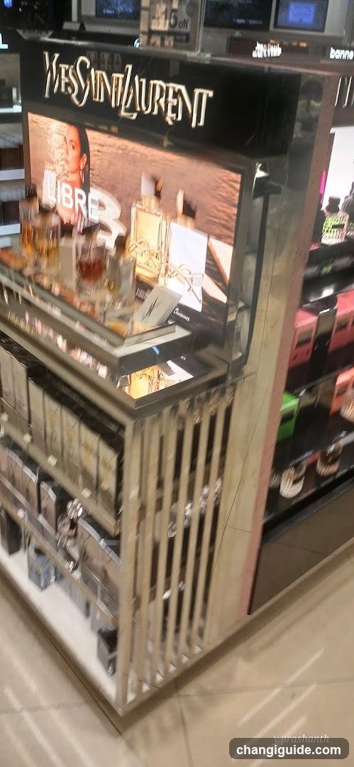 Yves Saint Laurent Perfume Display