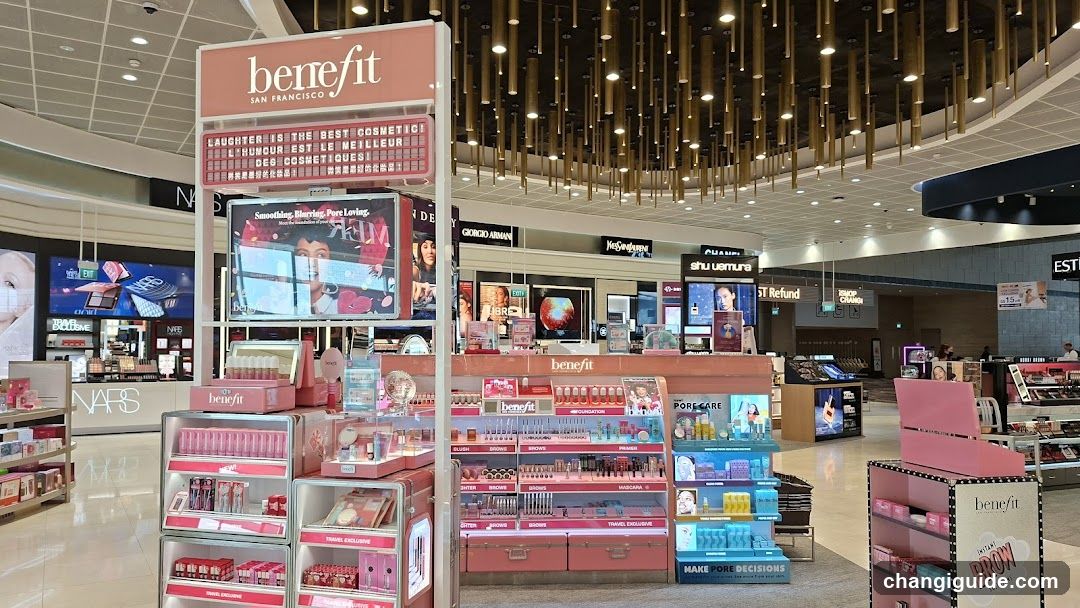 Benefit Cosmetics Display in Mall