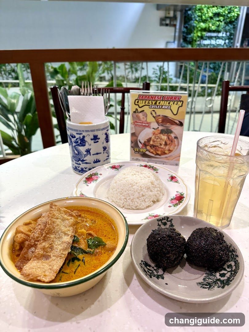 Curry Chicken Rice Meal