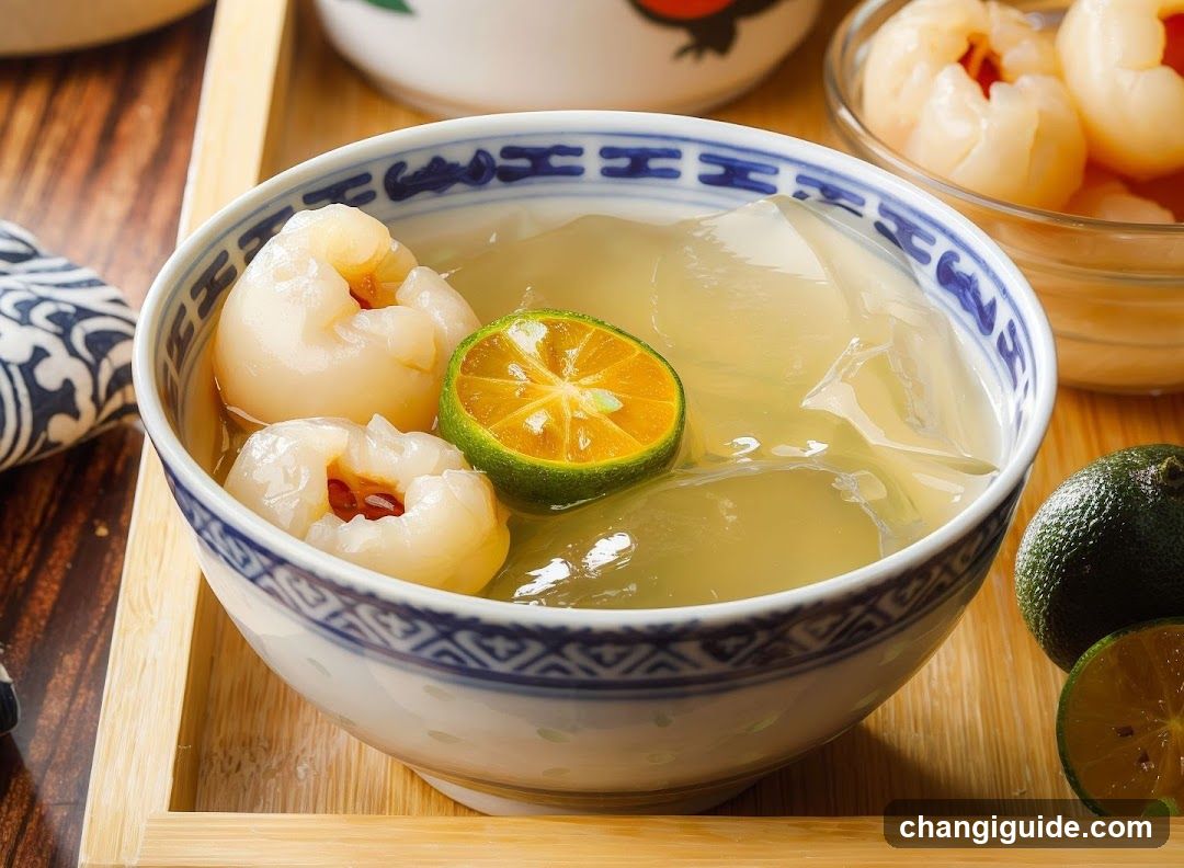 Lemon Shrimp Soup with Jelly