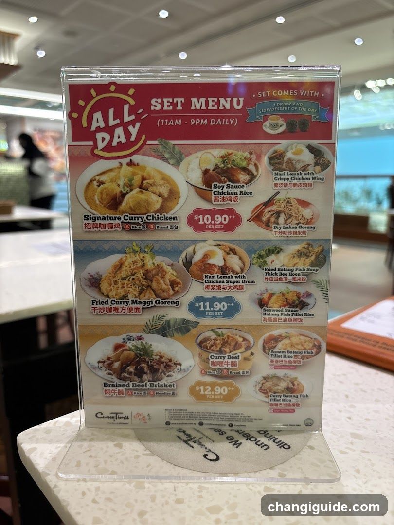 All Day Set Menu