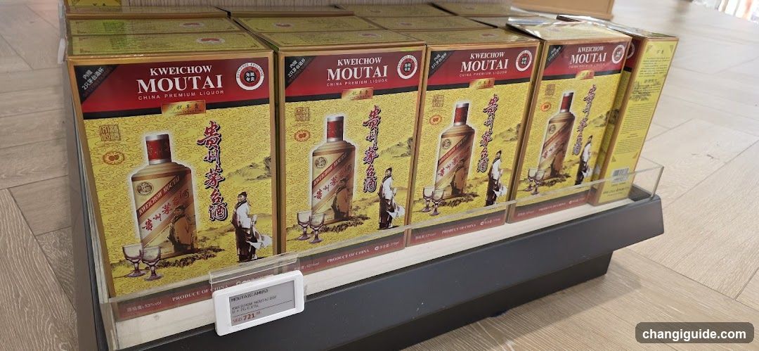 Kweichow Moutai Liquor Display
