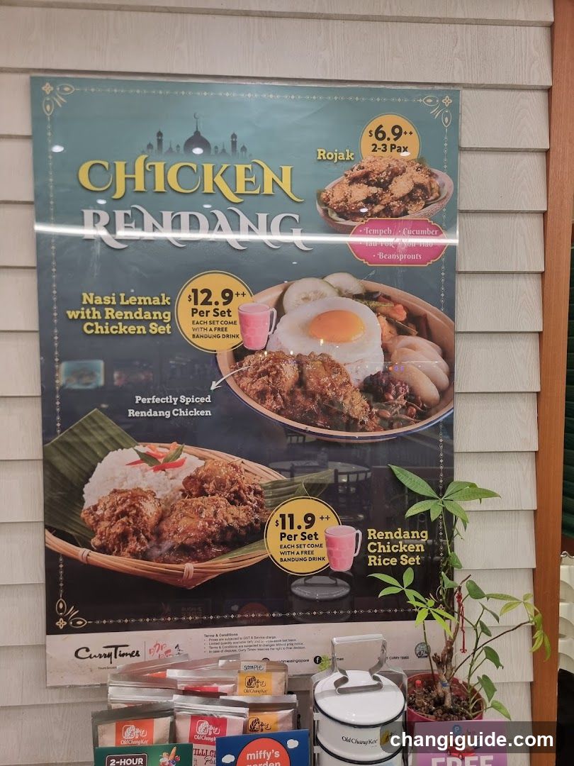 Chicken Rendang Advertisement Poster