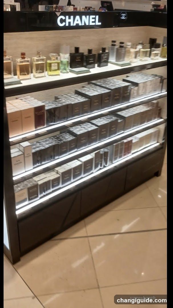Chanel Perfume Display
