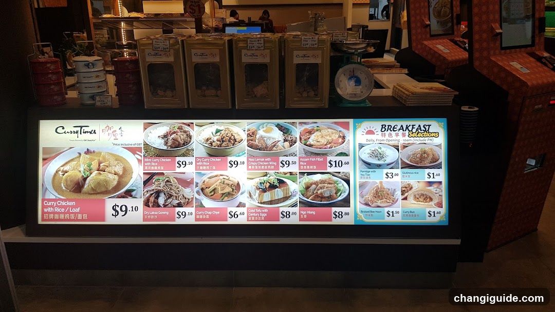 Curry Times Menu Board