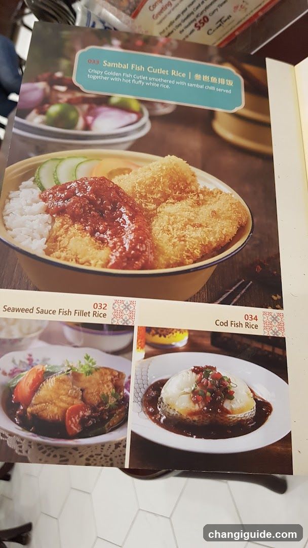 Fish Rice Menu Page