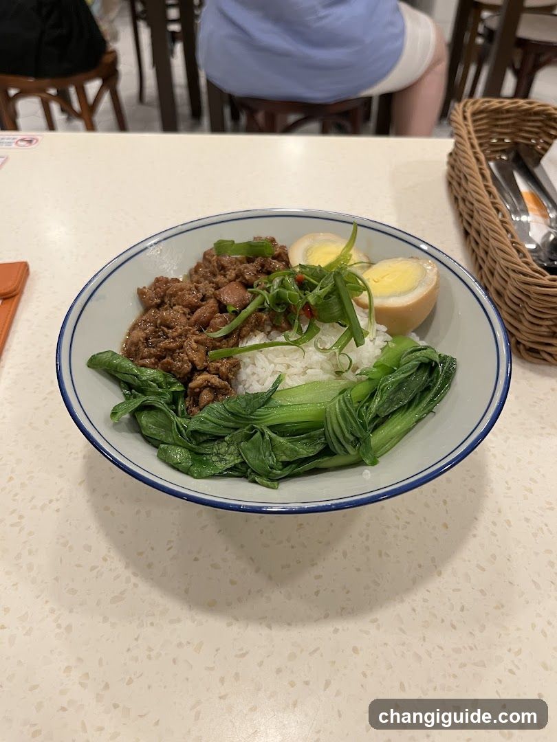 Bowl of Rice with Meat and Egg