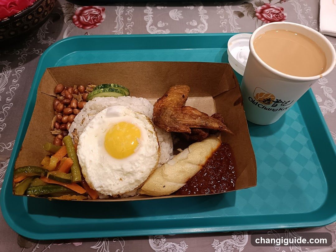 Nasi Lemak Box Lunch with Coffee