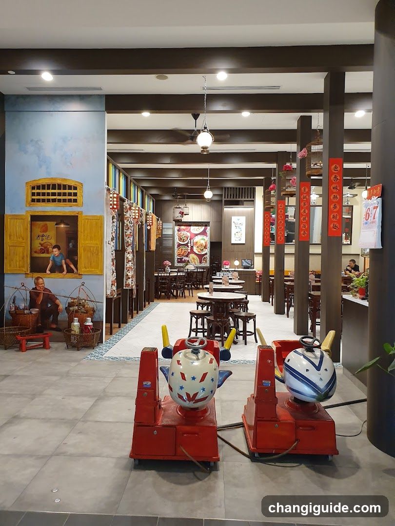 Restaurant Interior with Decorative Elements