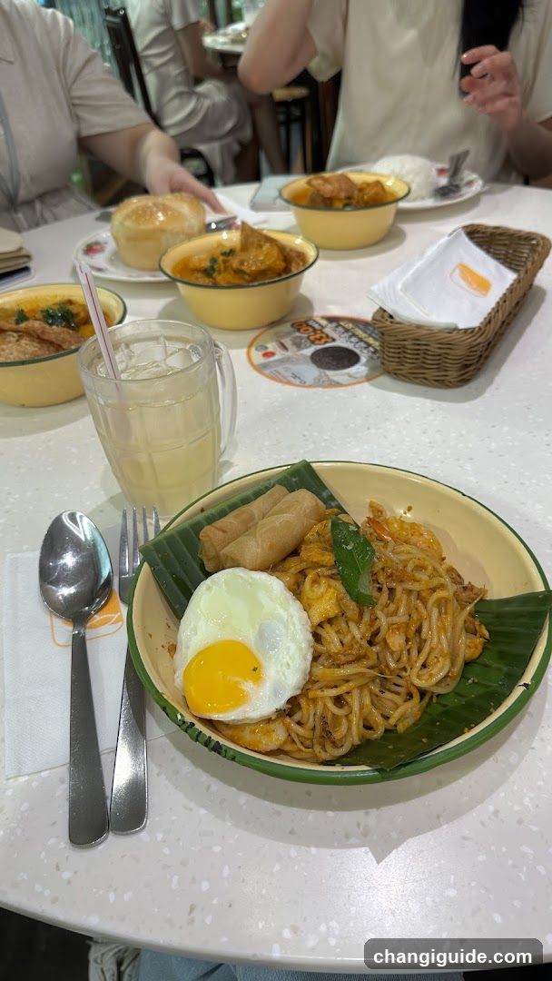 Dining Table with Malaysian Cuisine