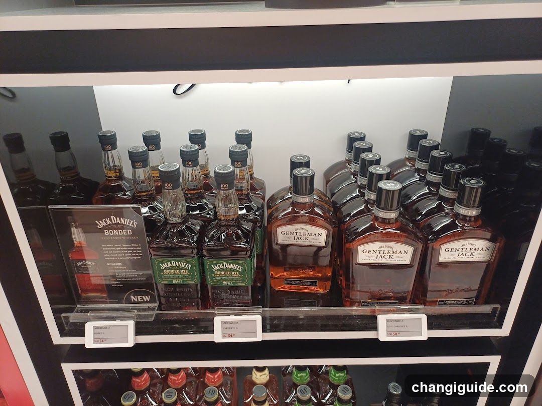 Bottled Spirits Display