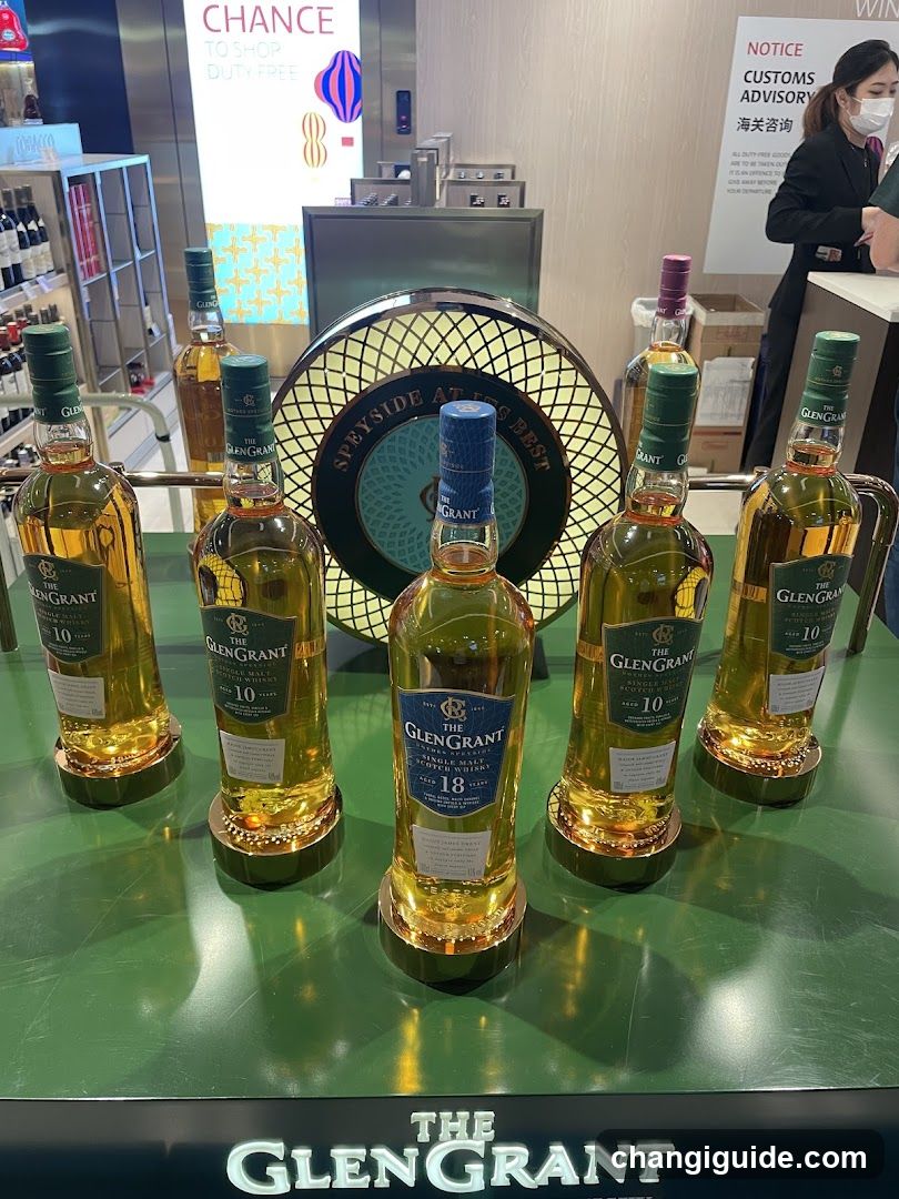 The Glen Grant Whisky Display
