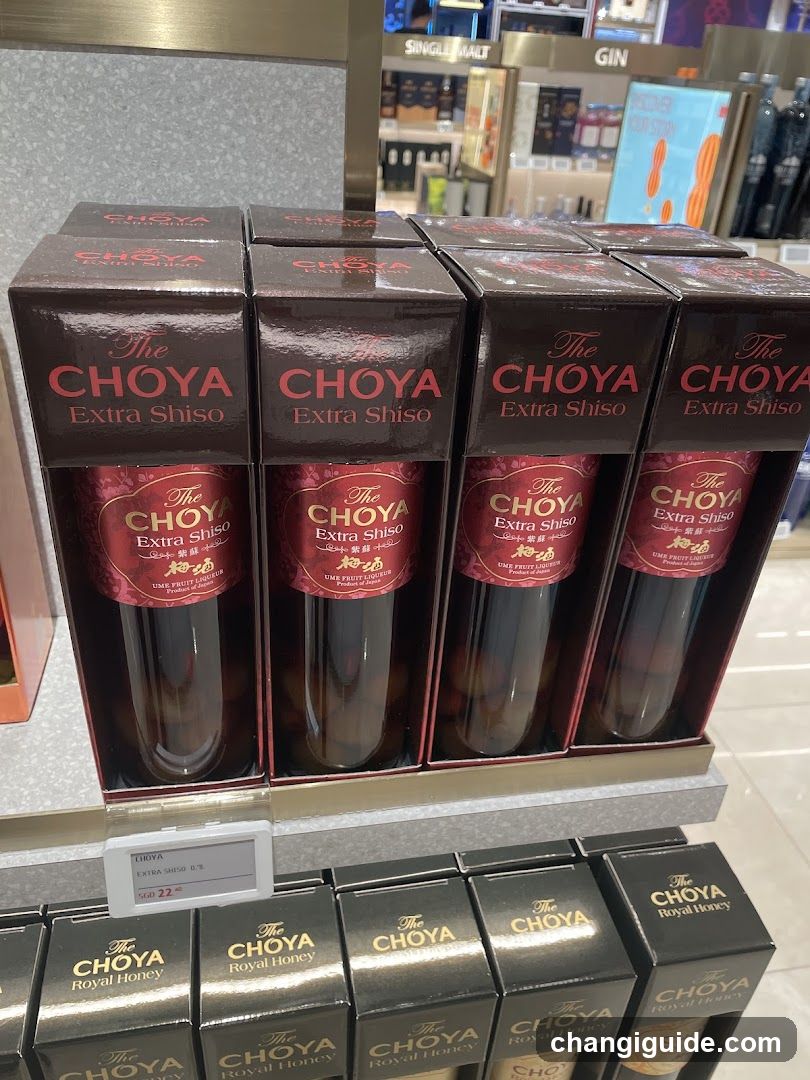 Choya Shiso and Honey Display