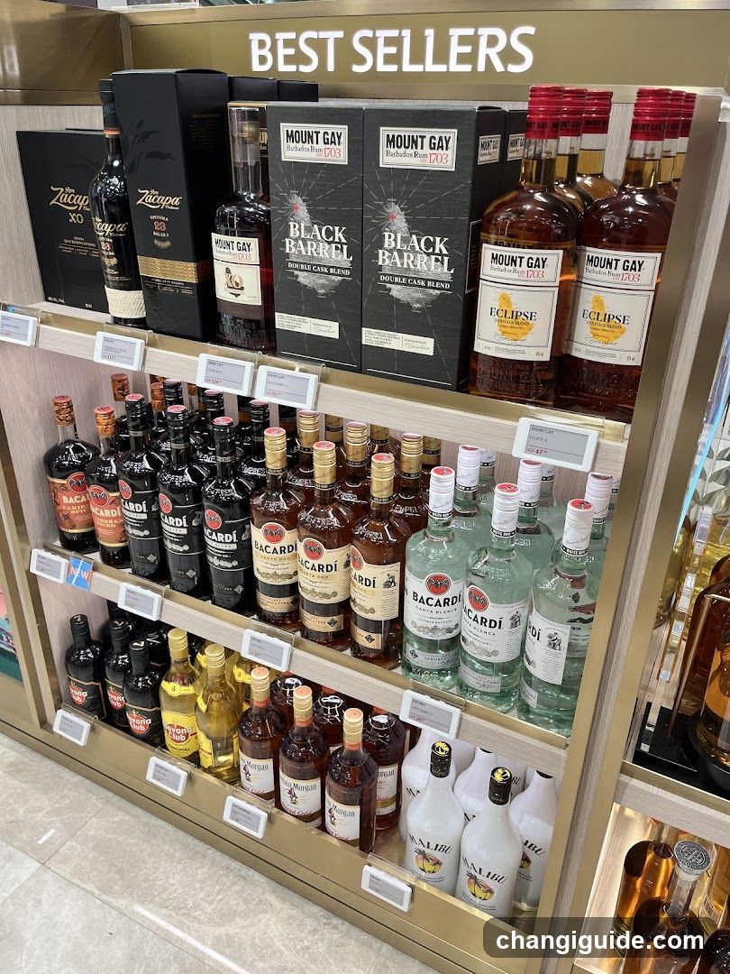 Bottled Spirits Display