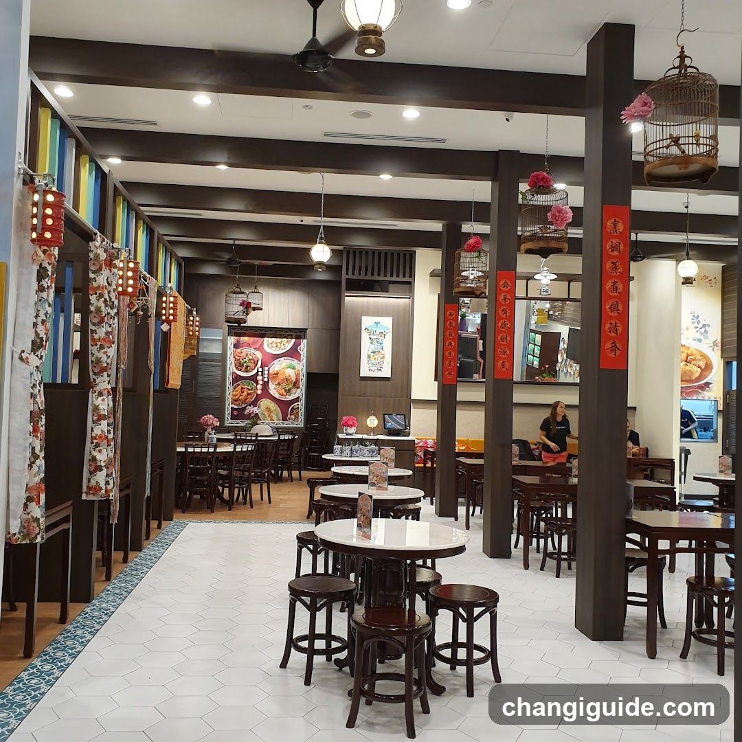 Restaurant Interior with Decorative Elements