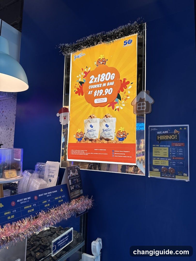 5+8 Cookies Promotion Display