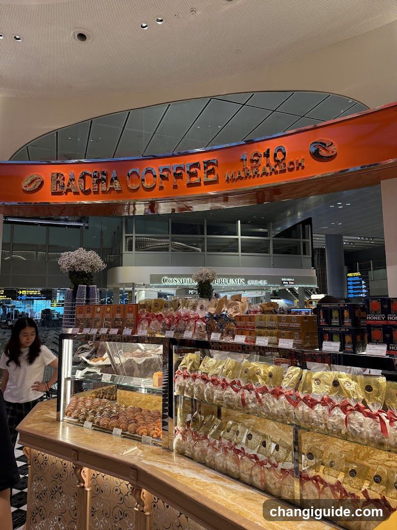 Bacha Coffee 1910 Makkah Store Interior