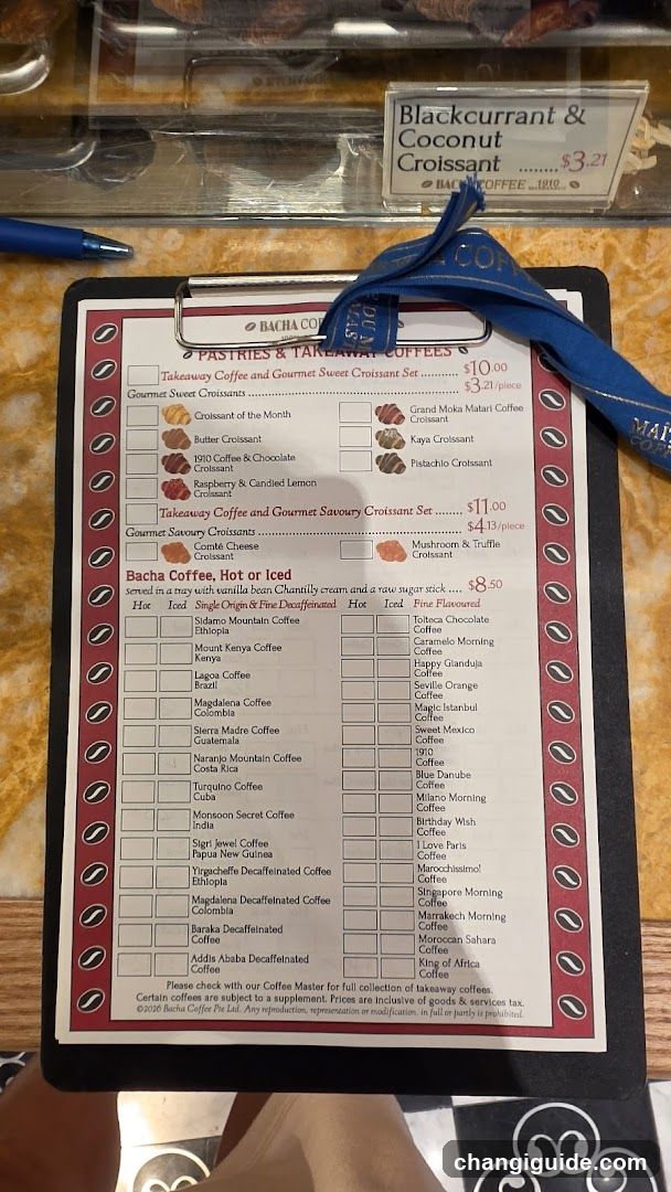 Bacha Coffee Menu Board