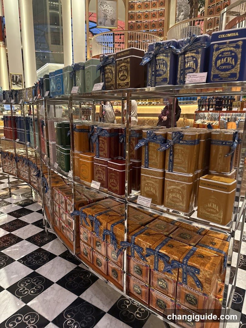 Bacha Coffee Shop Interior Display