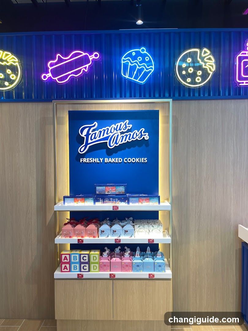 Famous Amos Store Interior Display