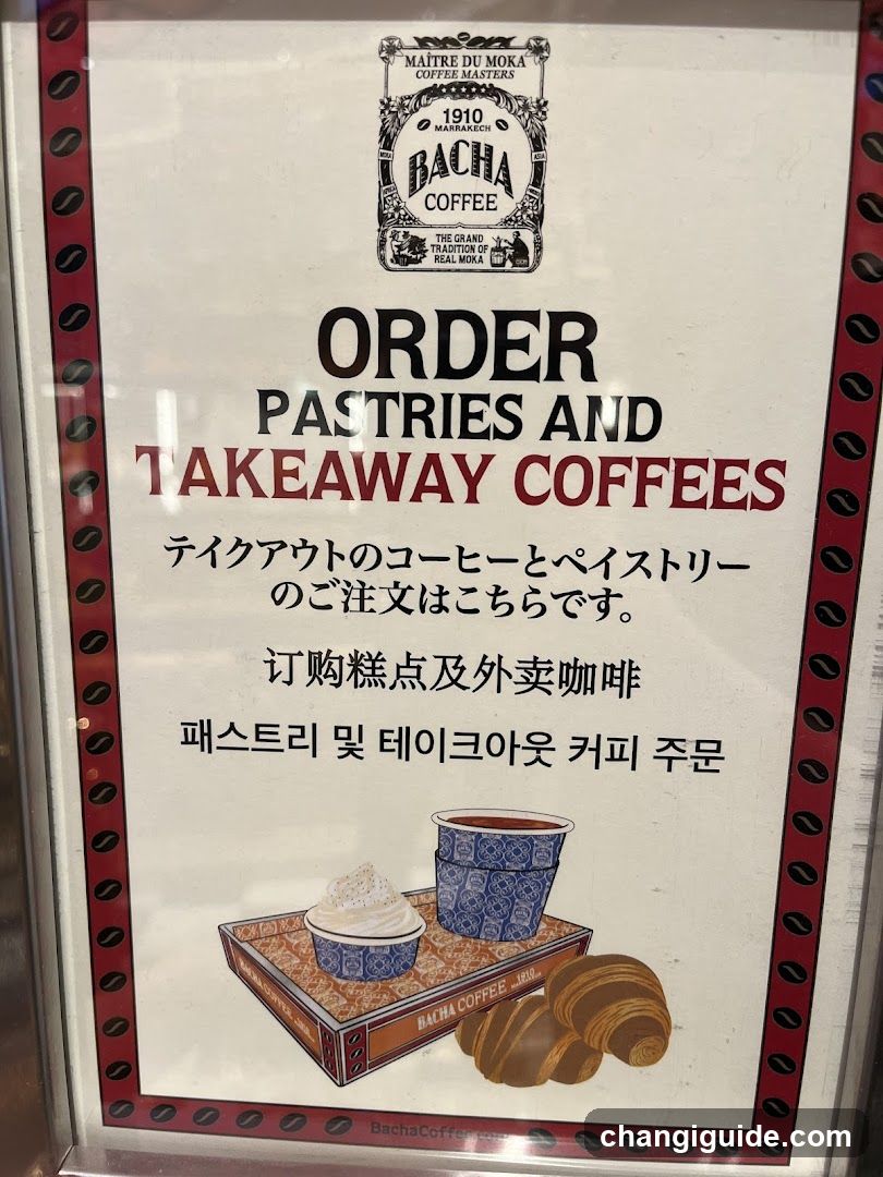Bacha Coffee Order Sign