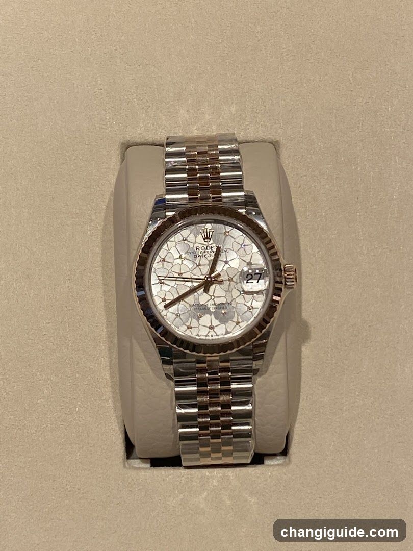 Rolex Datejust Watch Display