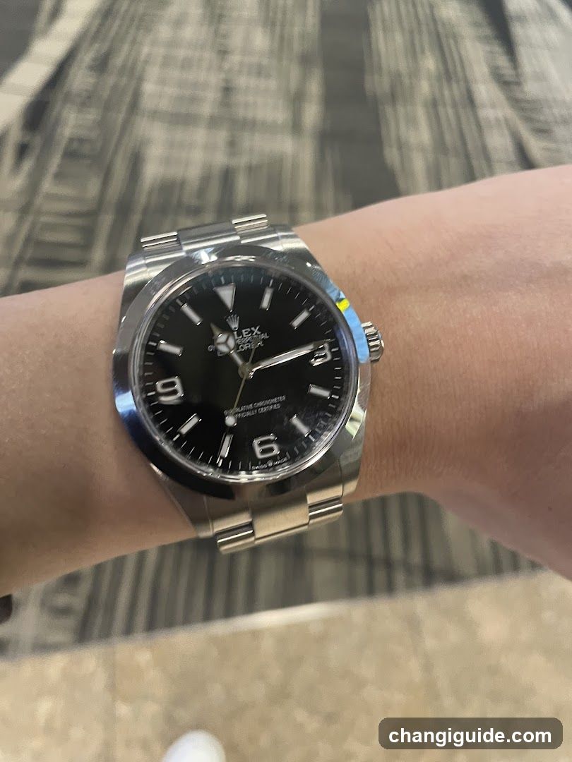 Rolex Datejust Watch on Wrist