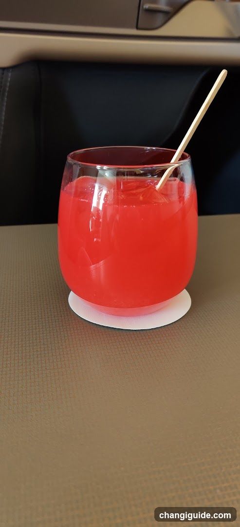 Red Drink in Glass