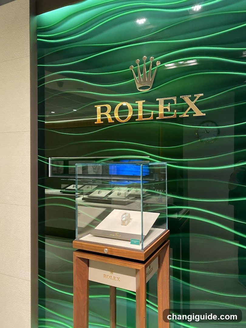 Rolex Storefront Display
