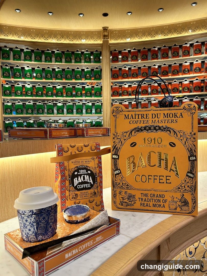 Bacha Coffee Interior Display