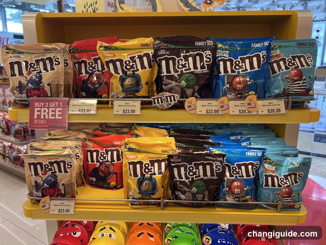 M&M's Family Size Snack Display