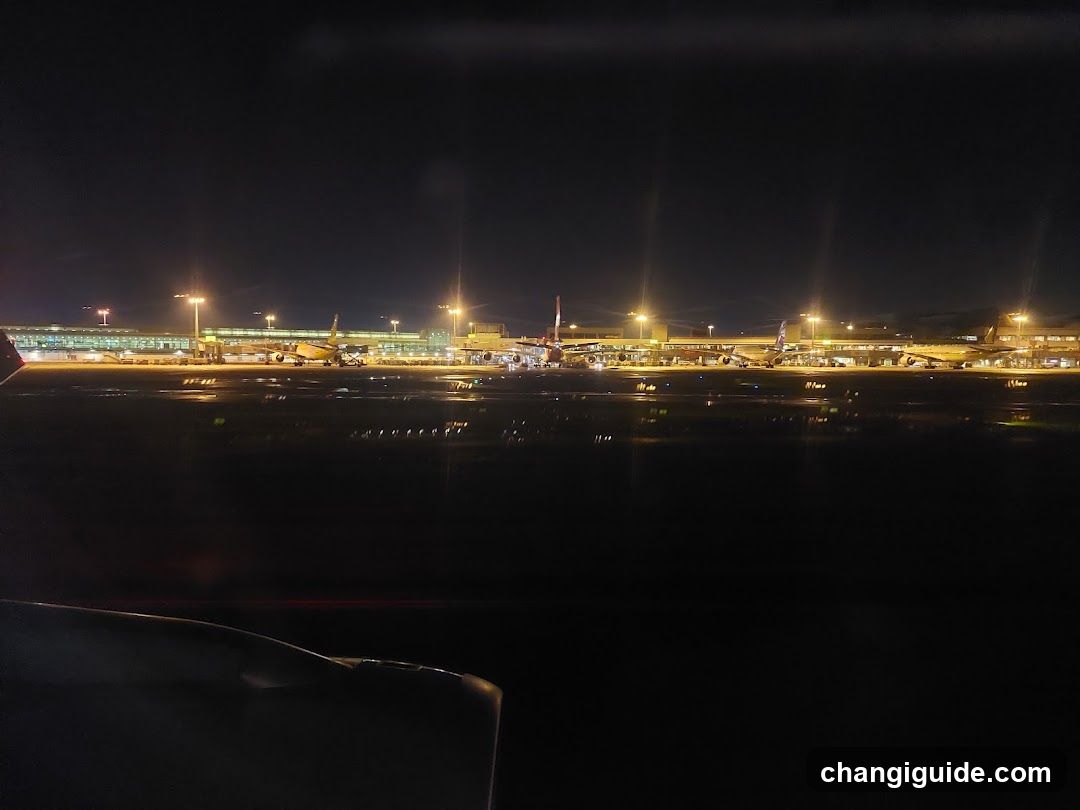 Airport Terminal at Night