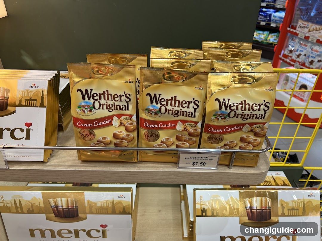 Werther's Original and Merci Candies Display