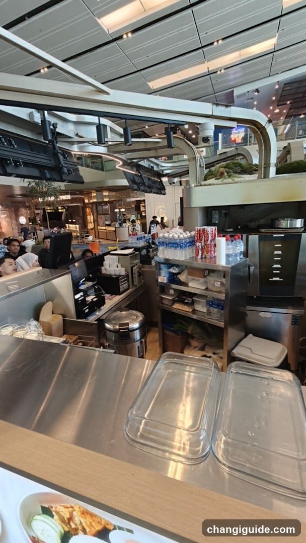 Food Service Counter Interior